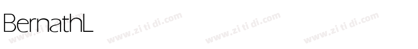 Bernath Light字体转换
